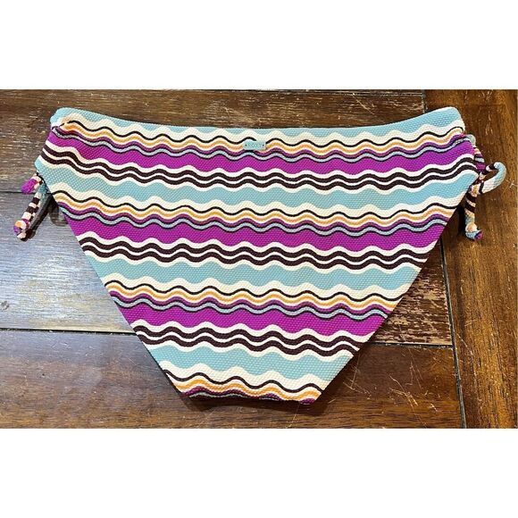 Roxy Women's Standard Flowy Mood Lace Up Hipster Bikini Bottom - Picture 4 of 6